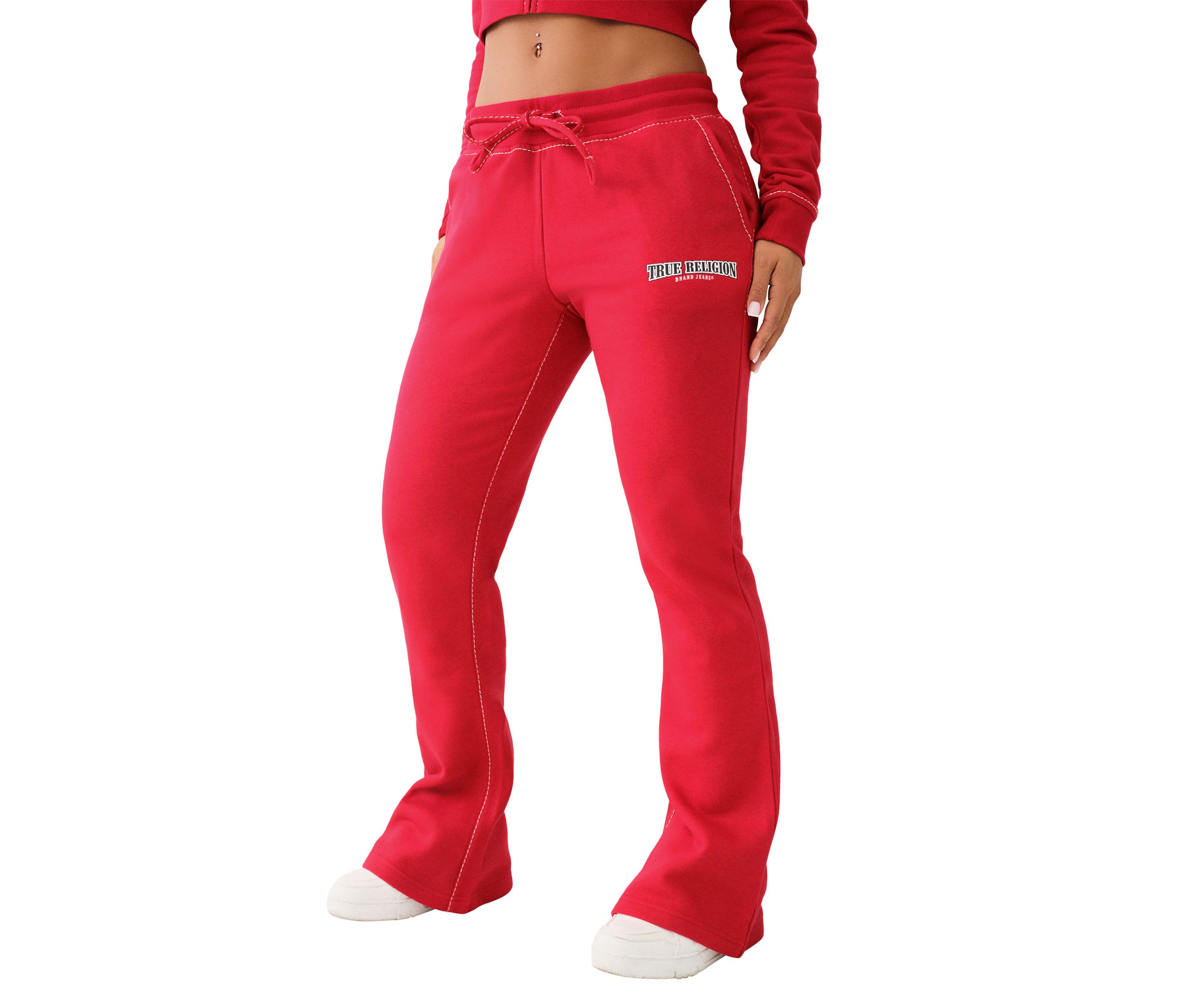 Anniversary Logo Boot Cut Fleece Pants 