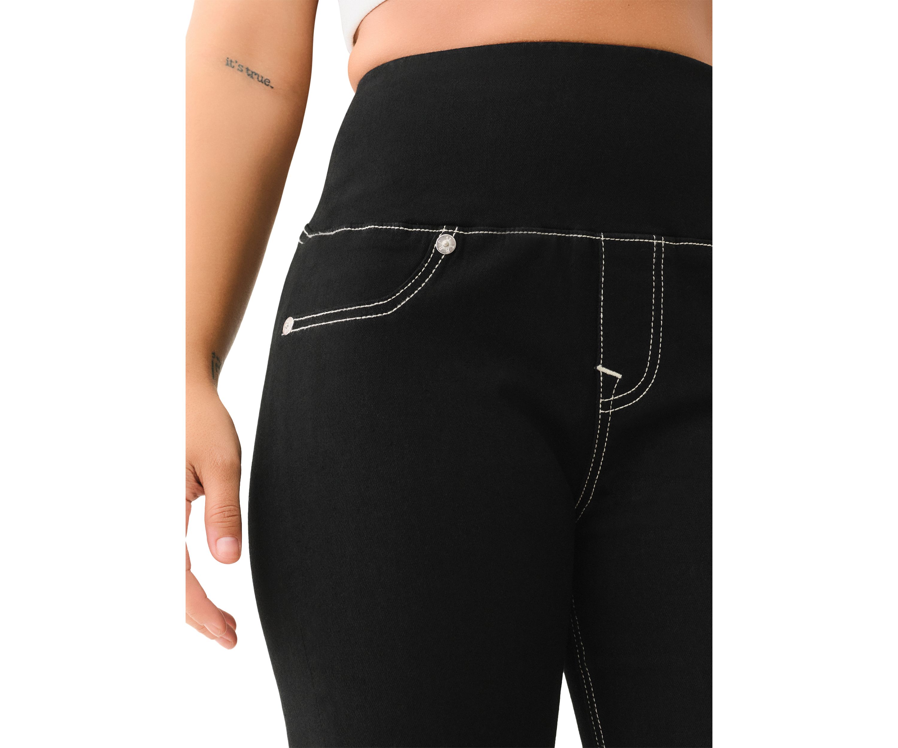 Womens Becca Bootcut Pull On Denim Jeans