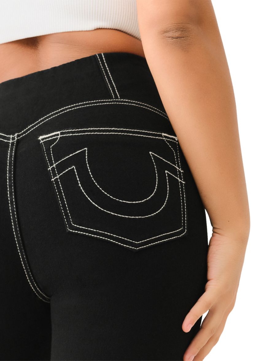 Womens Becca Bootcut Pull On Denim Jeans
