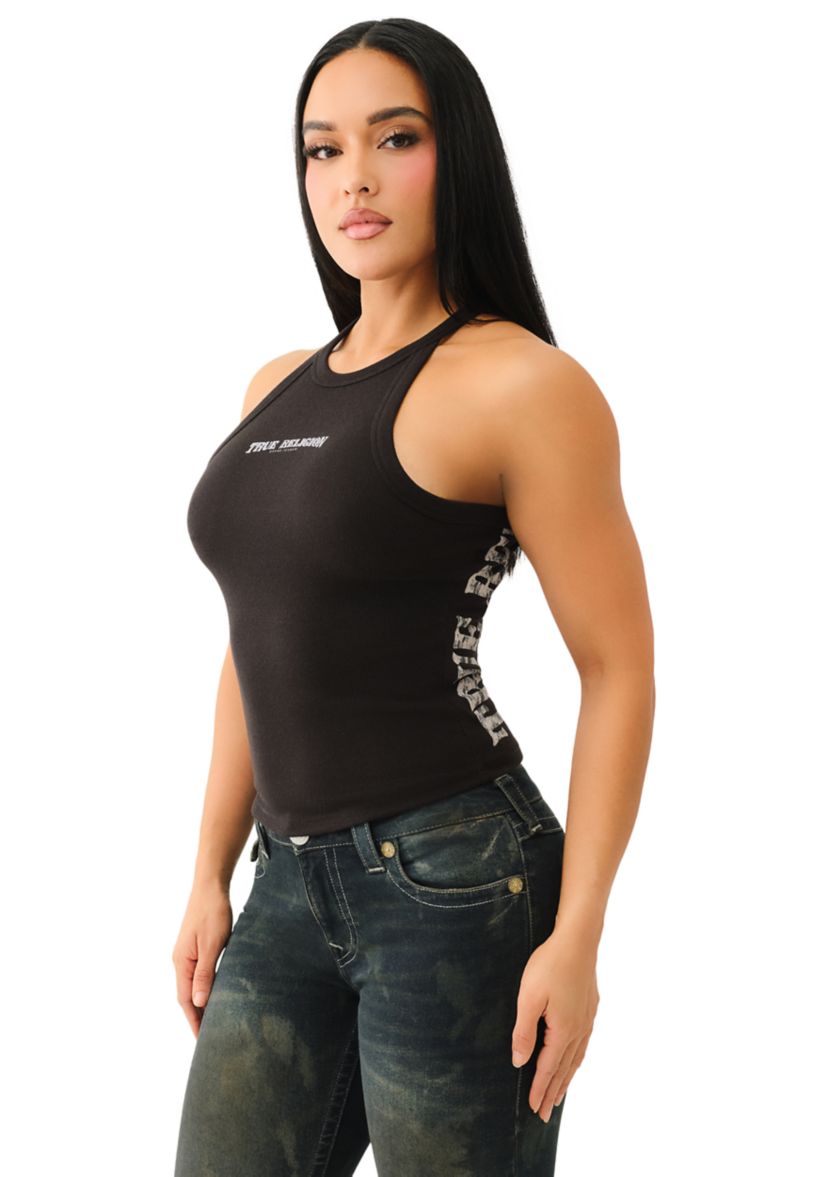 Womens Buddha Logo Halter Tank