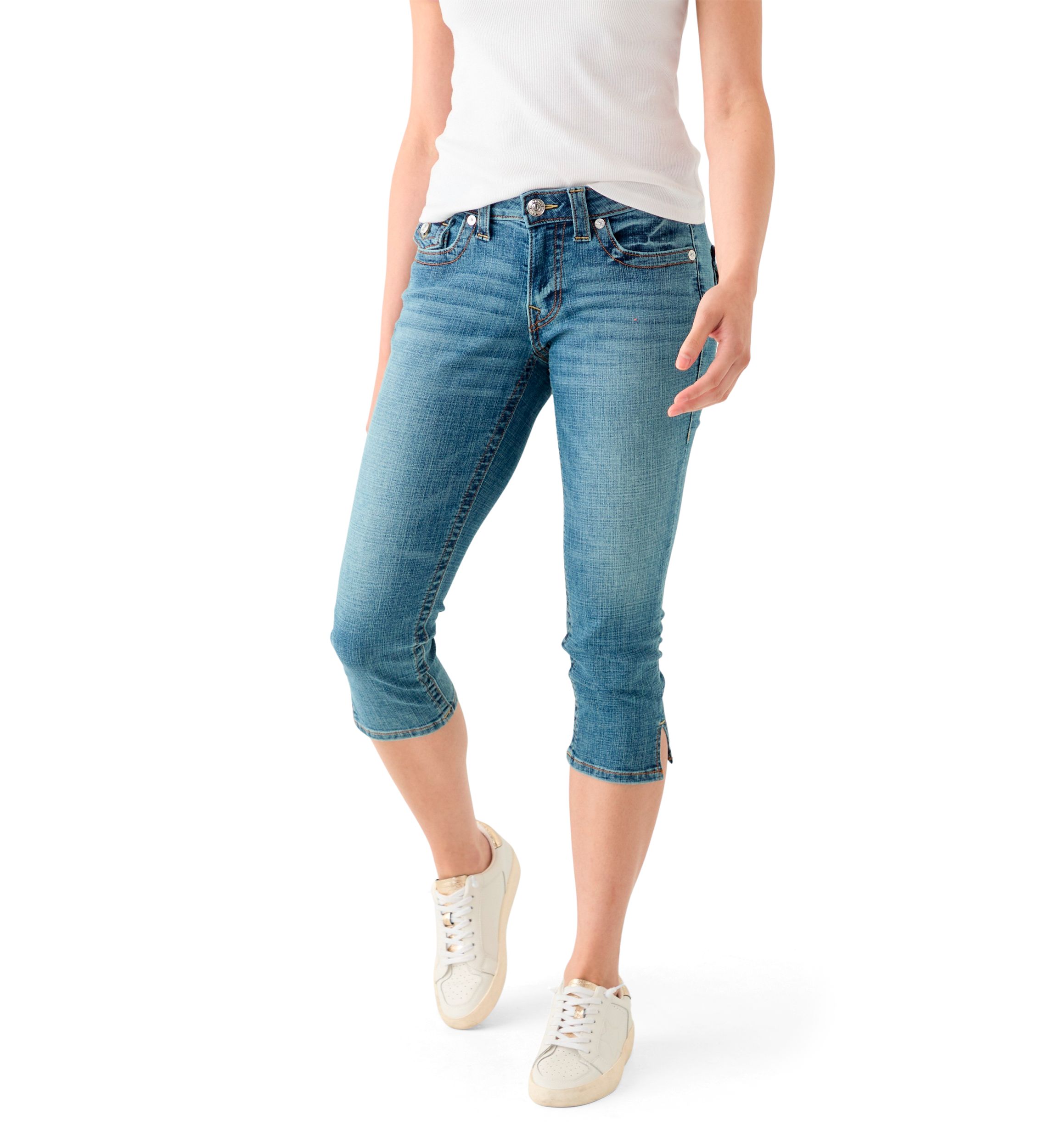 Jennie Curvy Flp Capri Jeans