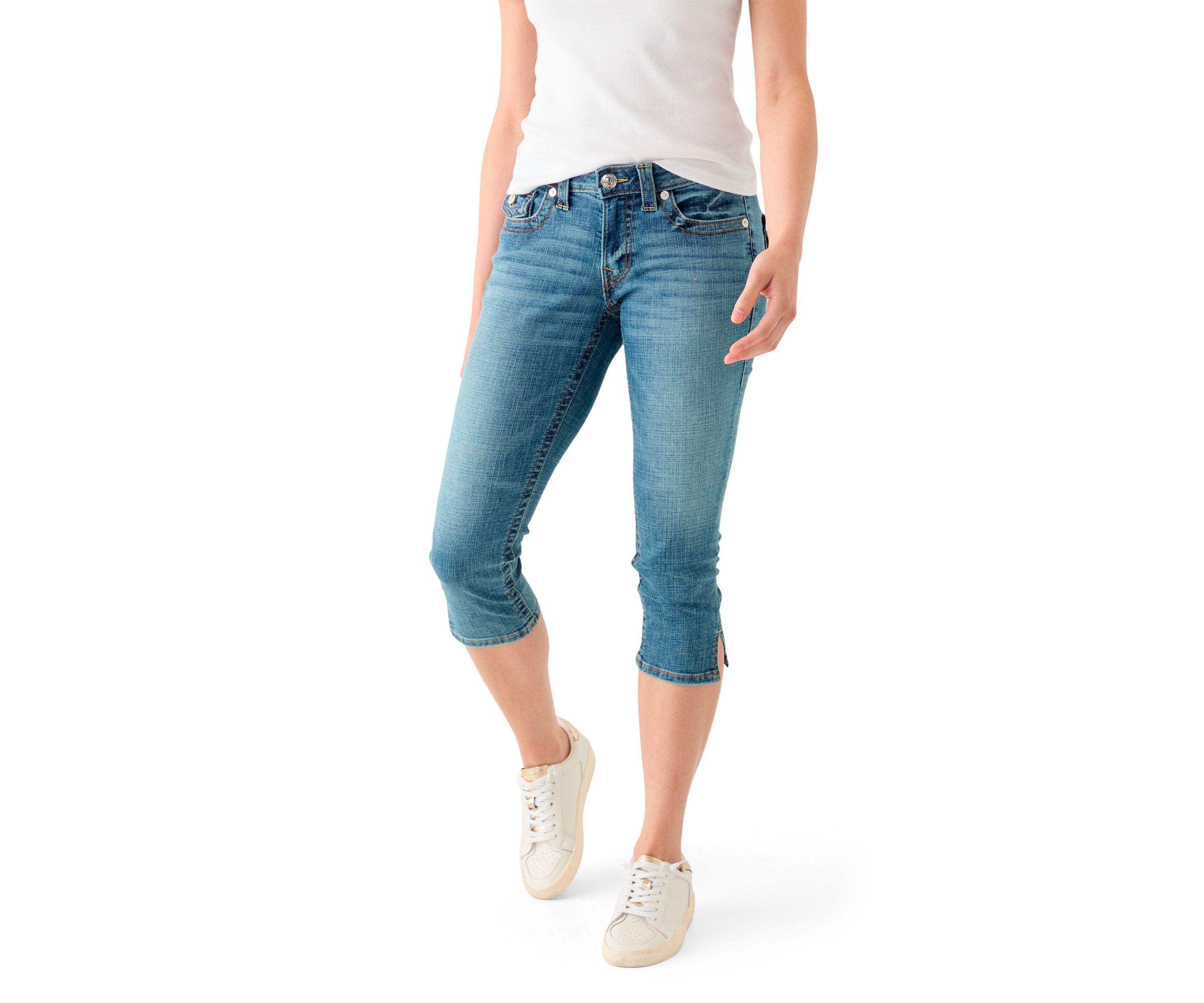 Jennie Curvy Flp Capri Jeans