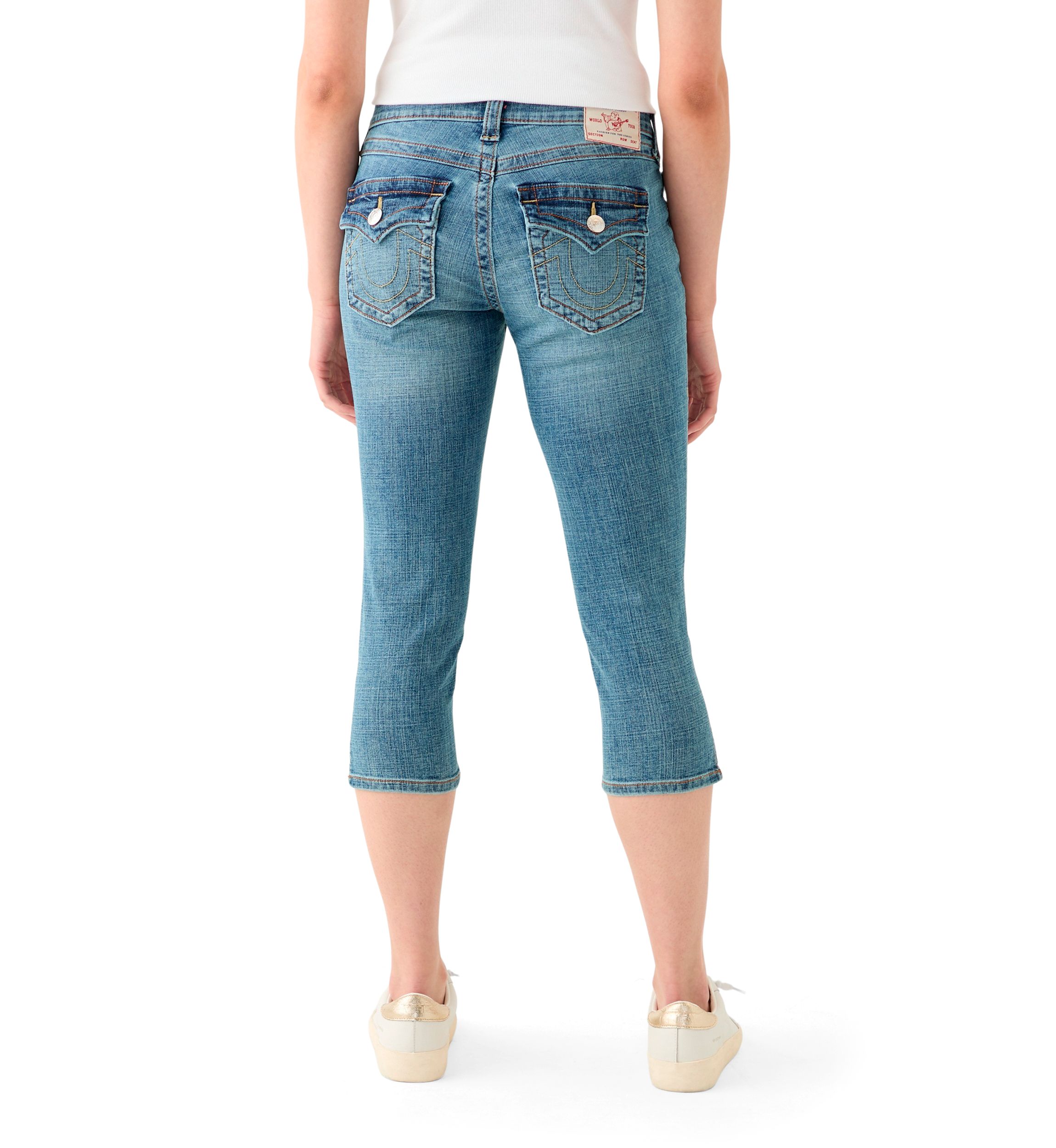 Jennie Curvy Flp Capri Jeans