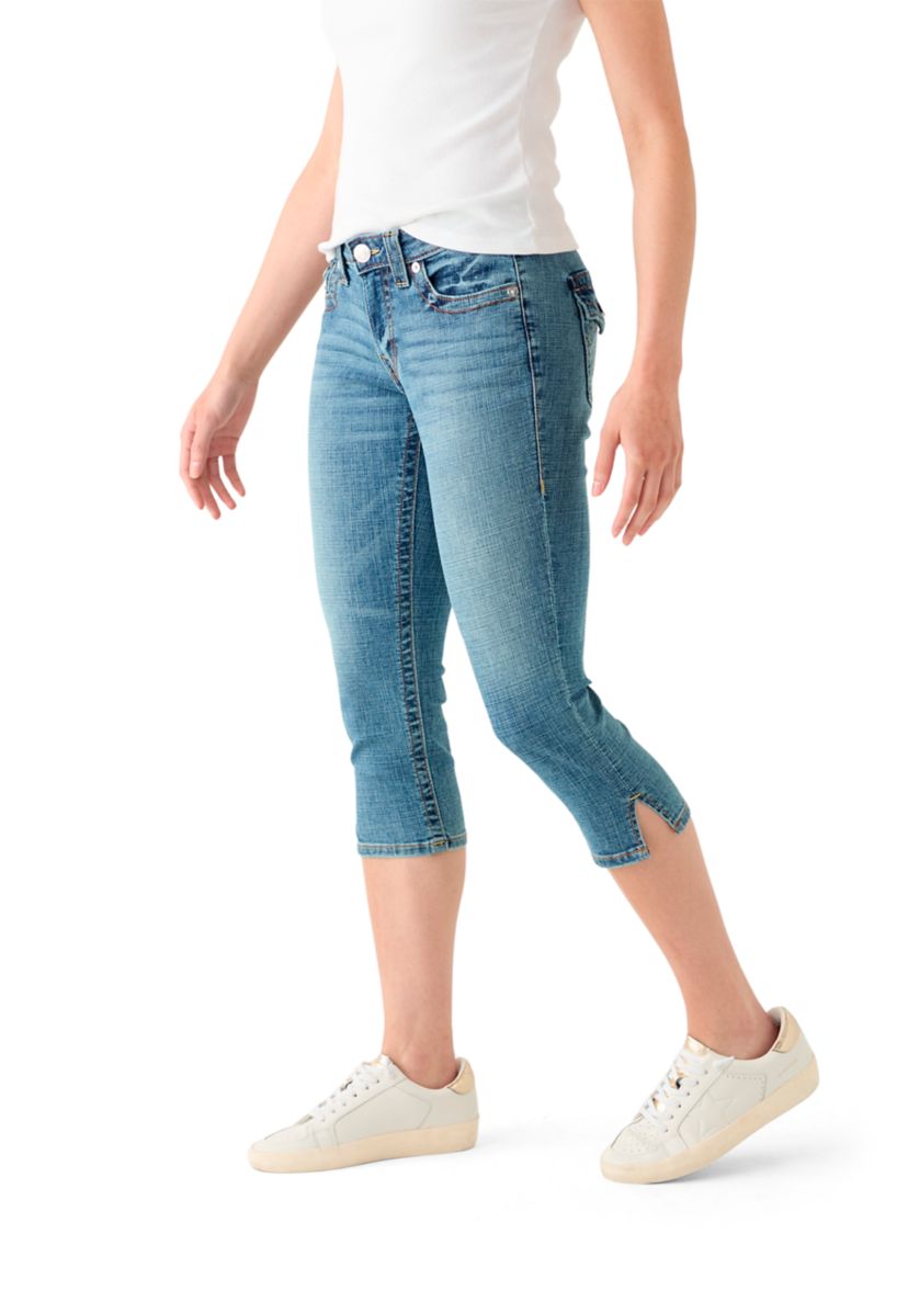 Jennie Curvy Flp Capri Jeans