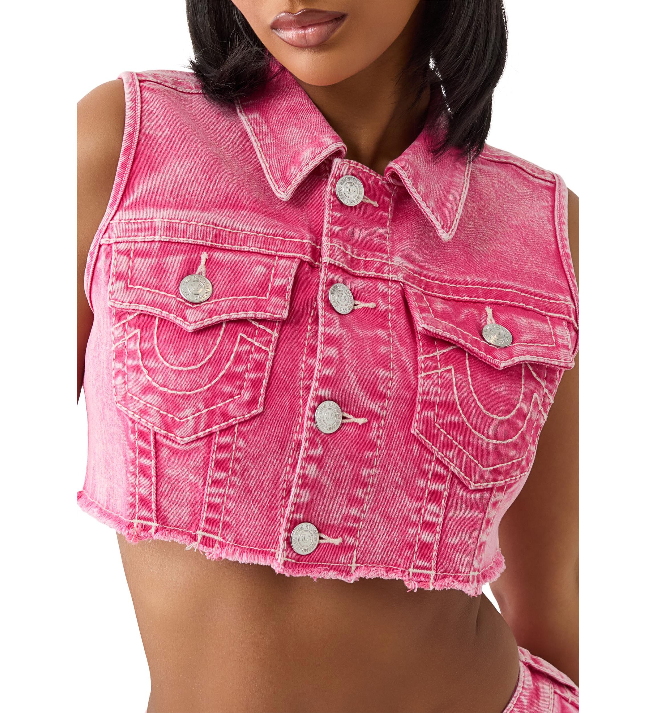 Cropped Big T Vest