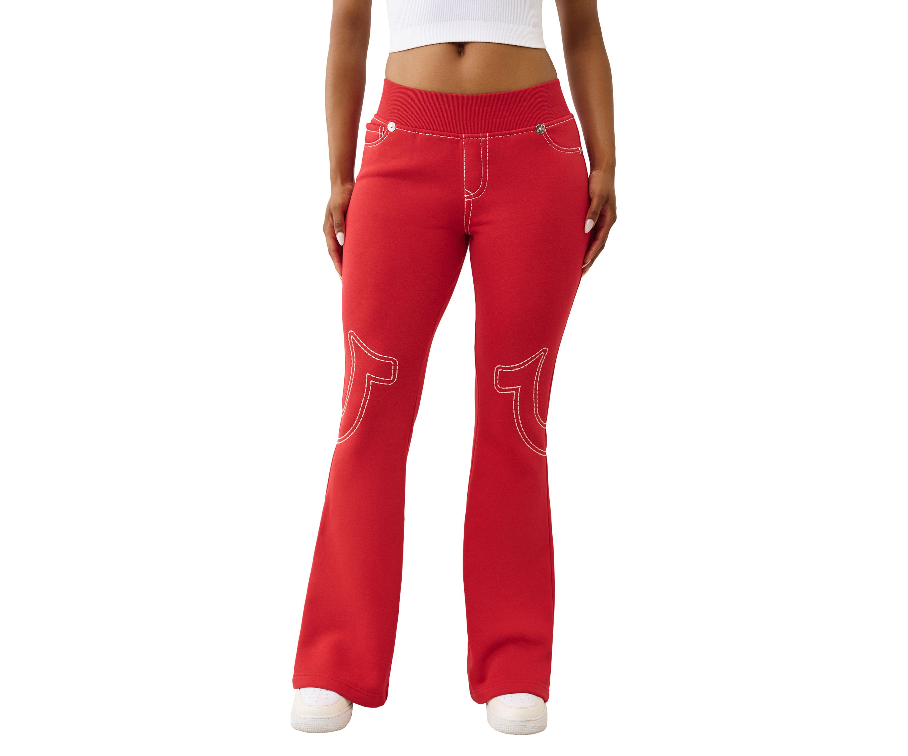 Boot Cut Big T Knit Pants