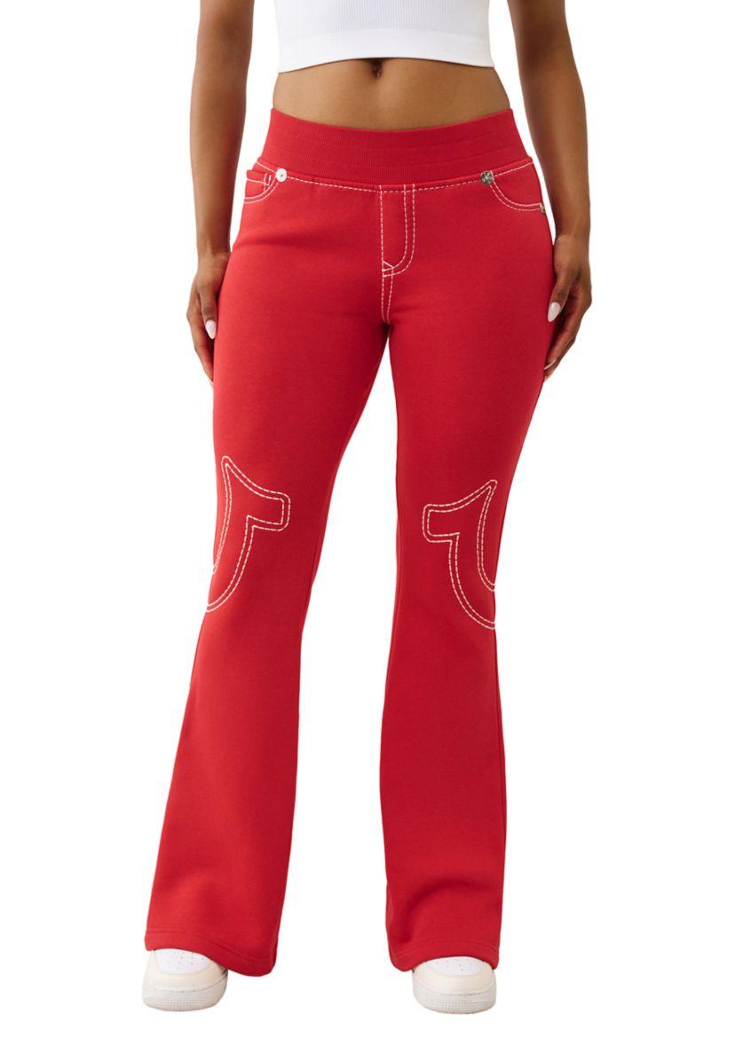 Boot Cut Big T Knit Pants