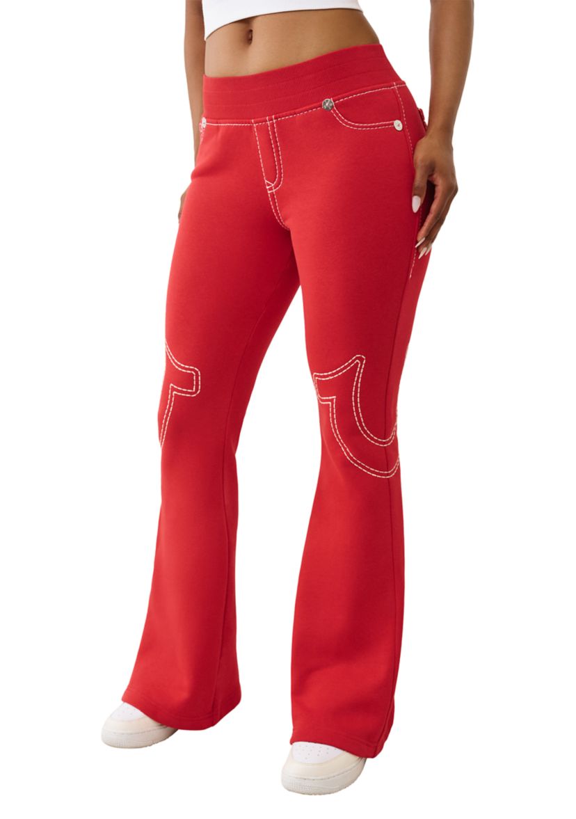 Boot Cut Big T Knit Pants