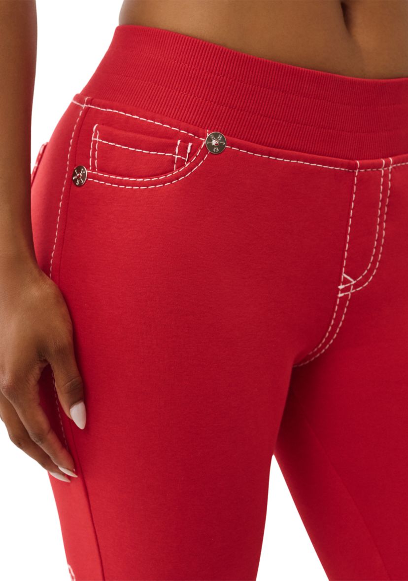 Boot Cut Big T Knit Pants