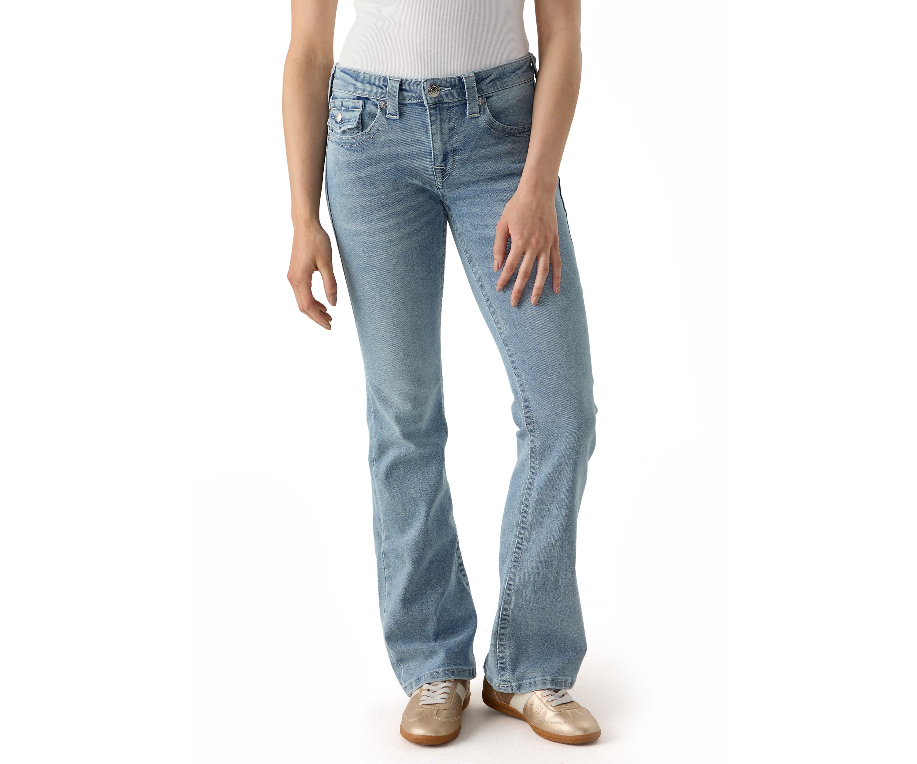 Womens Becca Bootcut Jeans with Back Flap Pockets