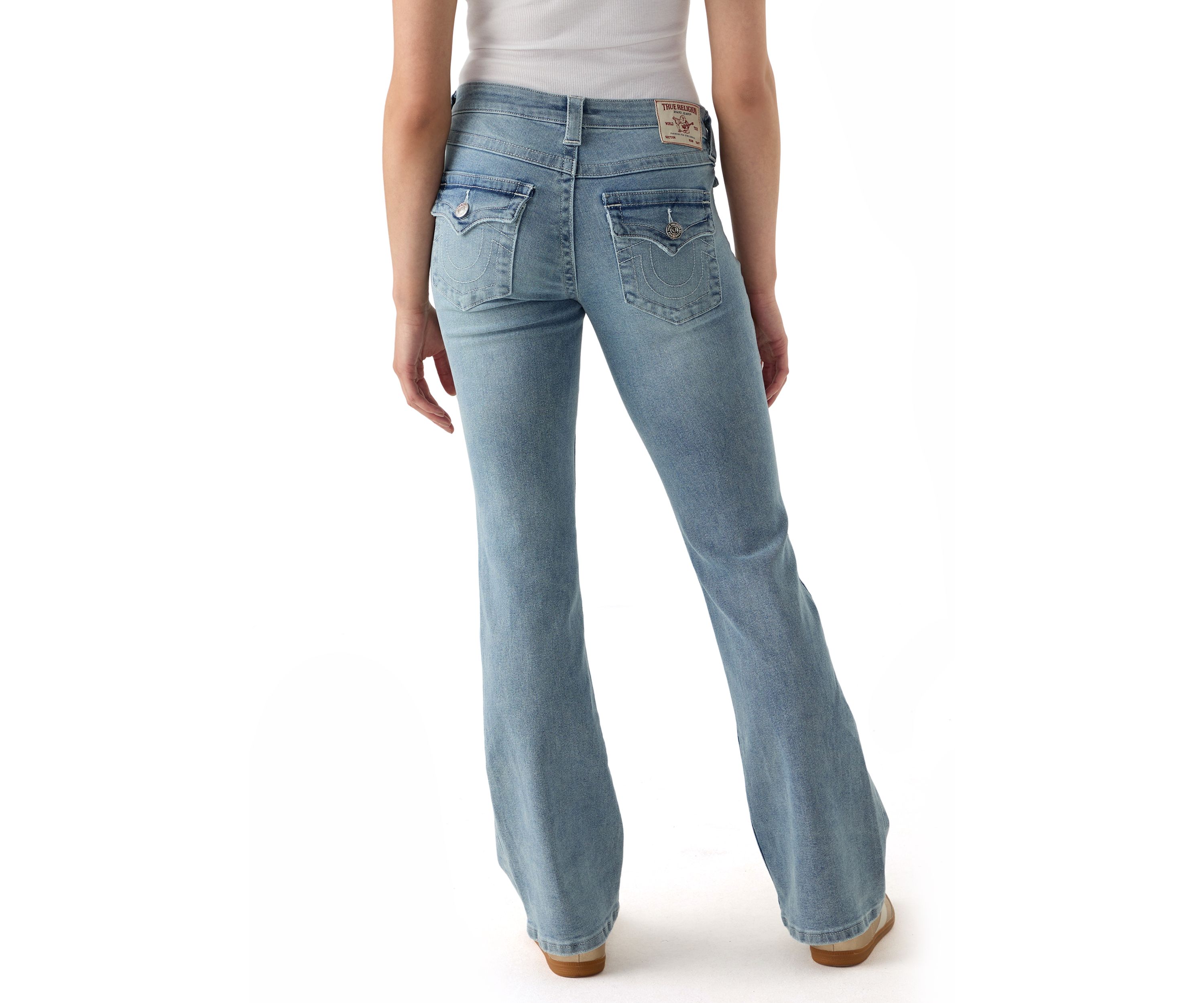 Womens Becca Bootcut Jeans with Back Flap Pockets