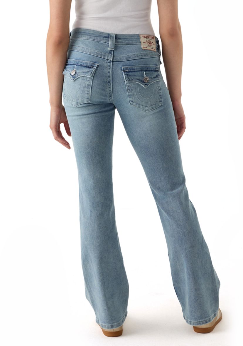 Womens Becca Bootcut Jeans with Back Flap Pockets