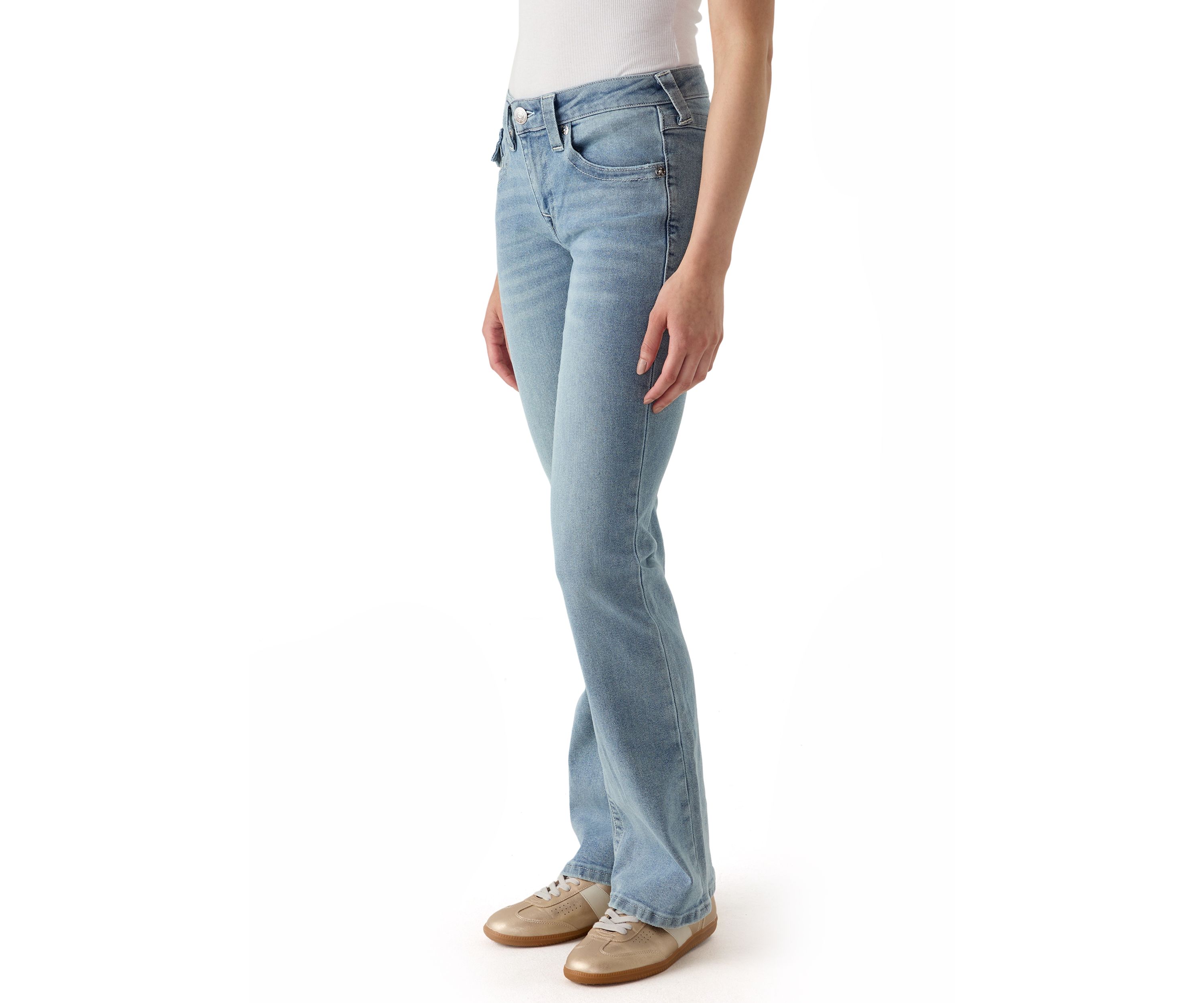 Womens Becca Bootcut Jeans with Back Flap Pockets