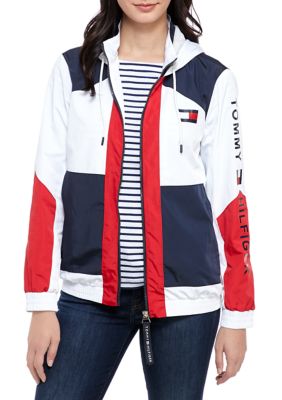 Frost I øvrigt Håbefuld Tommy Hilfiger Women's Color Block Zip Hooded Jacket | belk