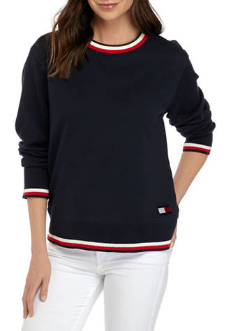 melted Arrange All the time Tommy Hilfiger Women's Mixed Media Sweater | belk