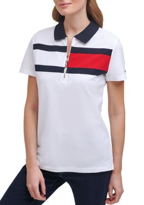 Hilfiger Women's Zip Flag Polo Shirt | belk