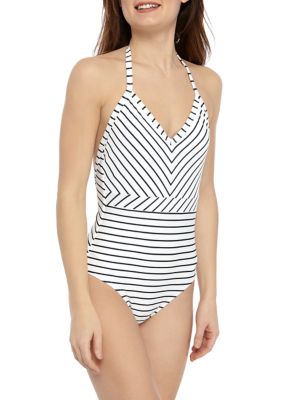 Banquet fad Uafhængighed Tommy Hilfiger Halter One Piece Swimsuit | belk