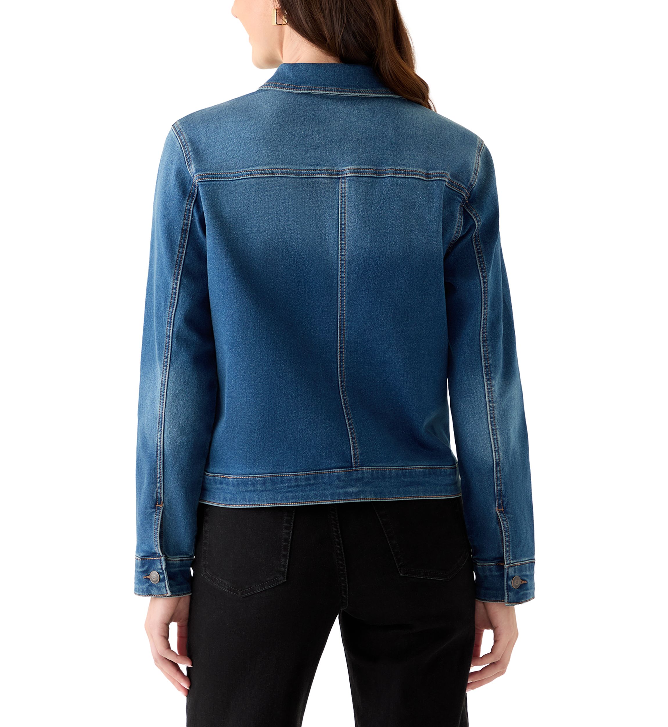 Womens Core Knit Denim Jacket