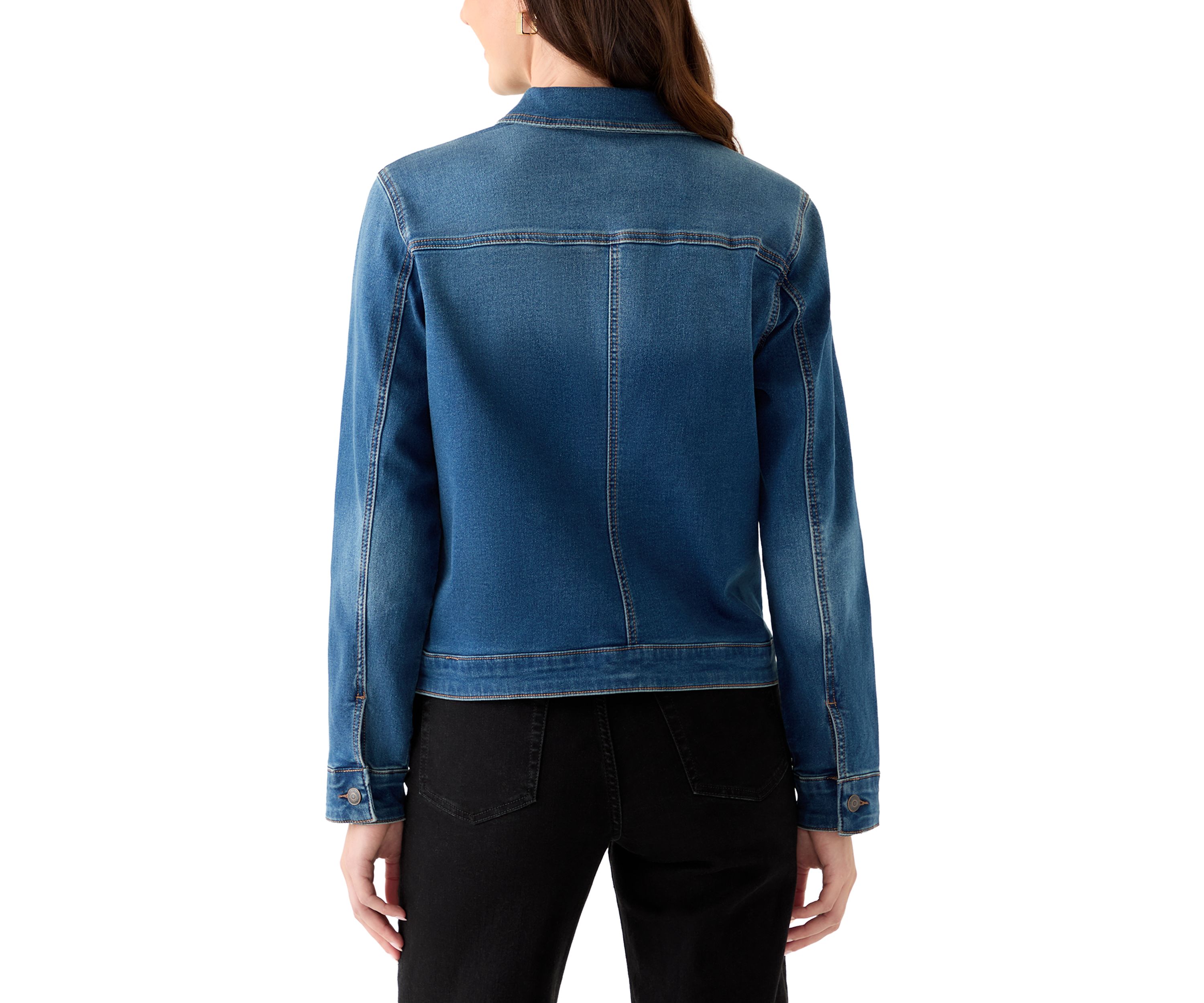 Womens Core Knit Denim Jacket