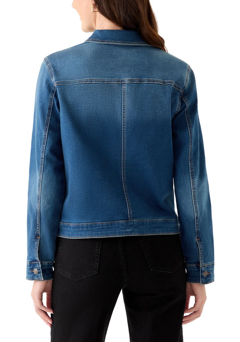 Womens Core Knit Denim Jacket