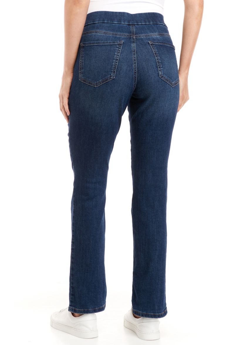 Womens Pull On Denim Jeans 