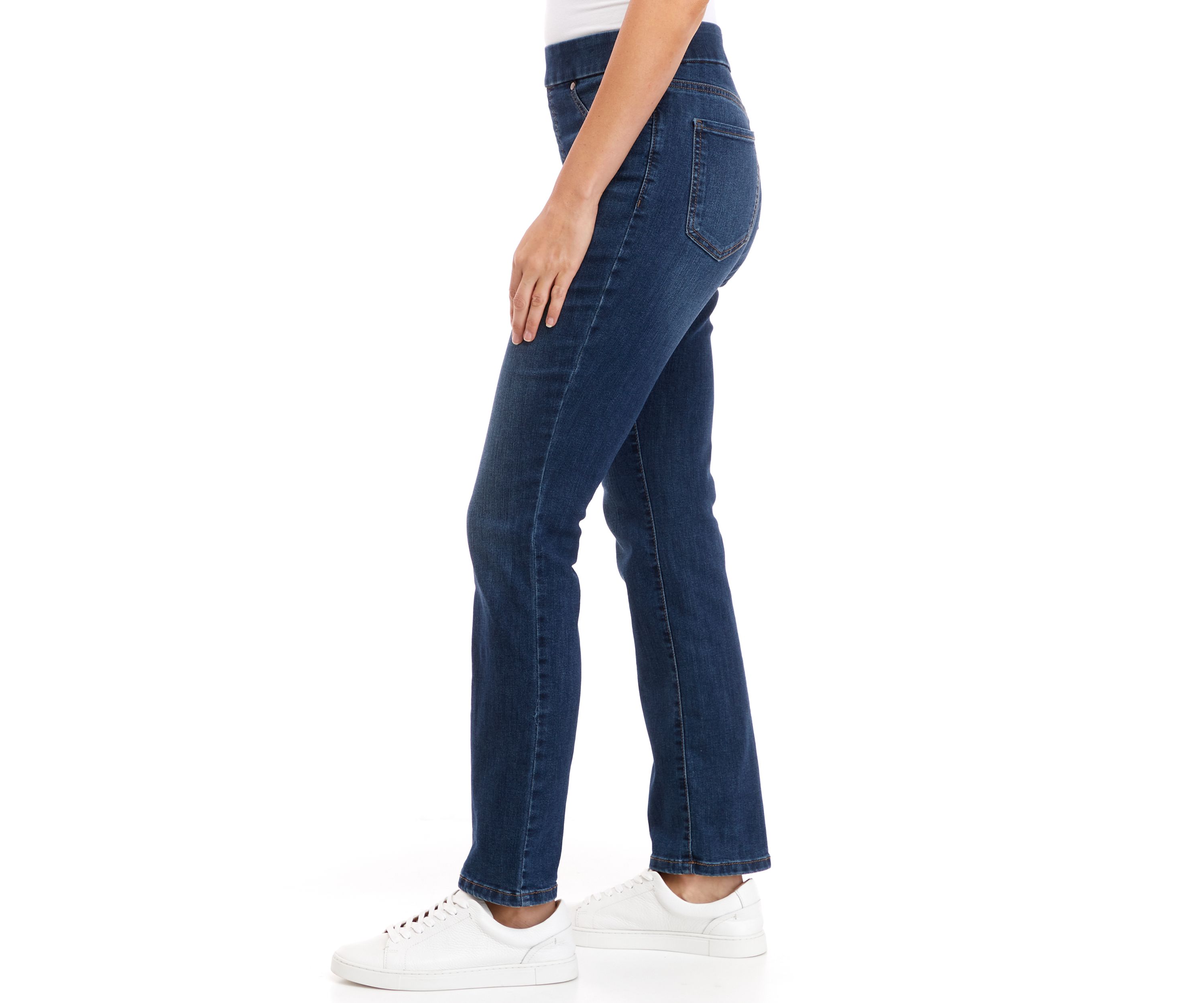 Womens Pull On Denim Jeans 