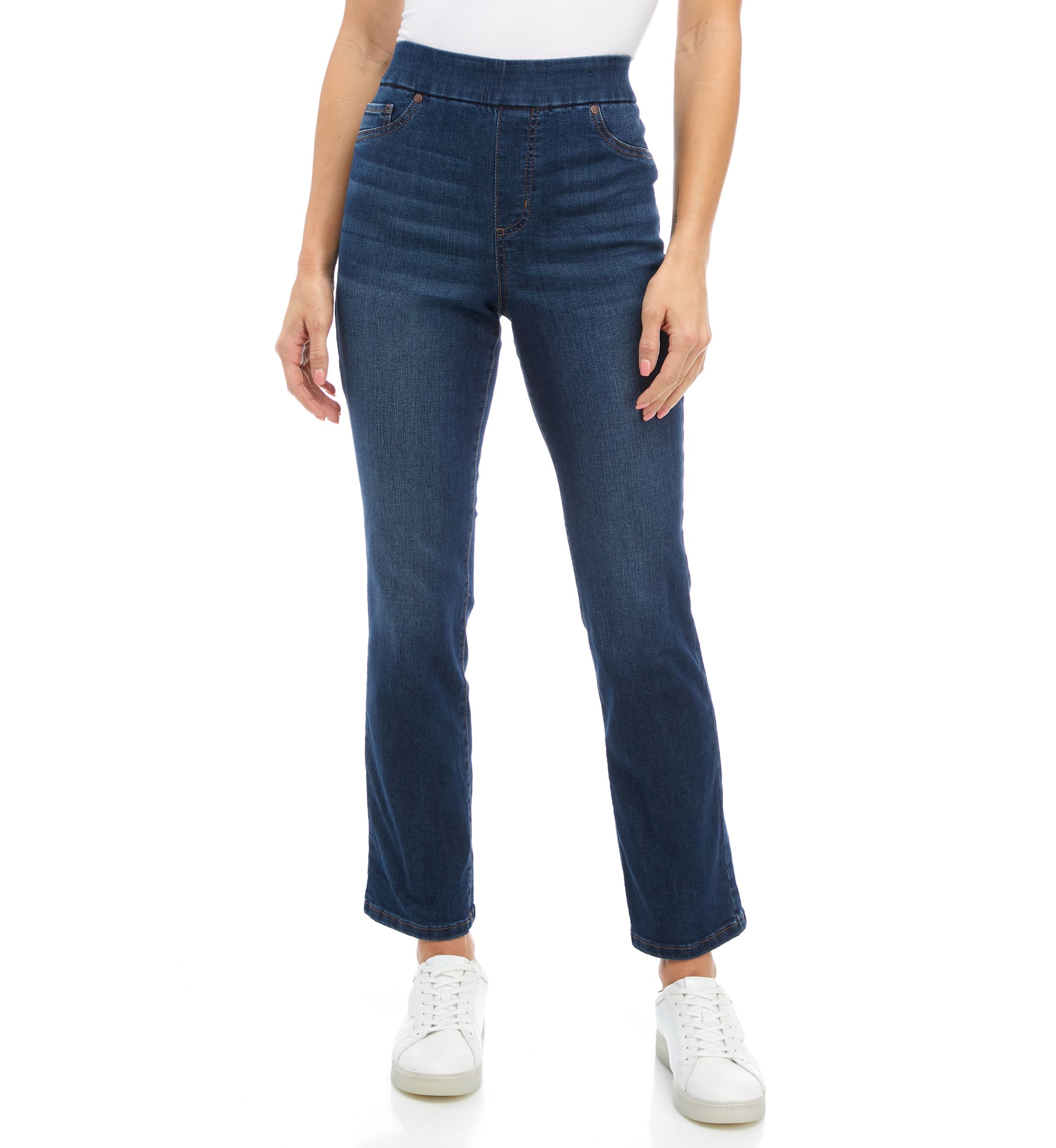 Petite Pull On Denim Jeans