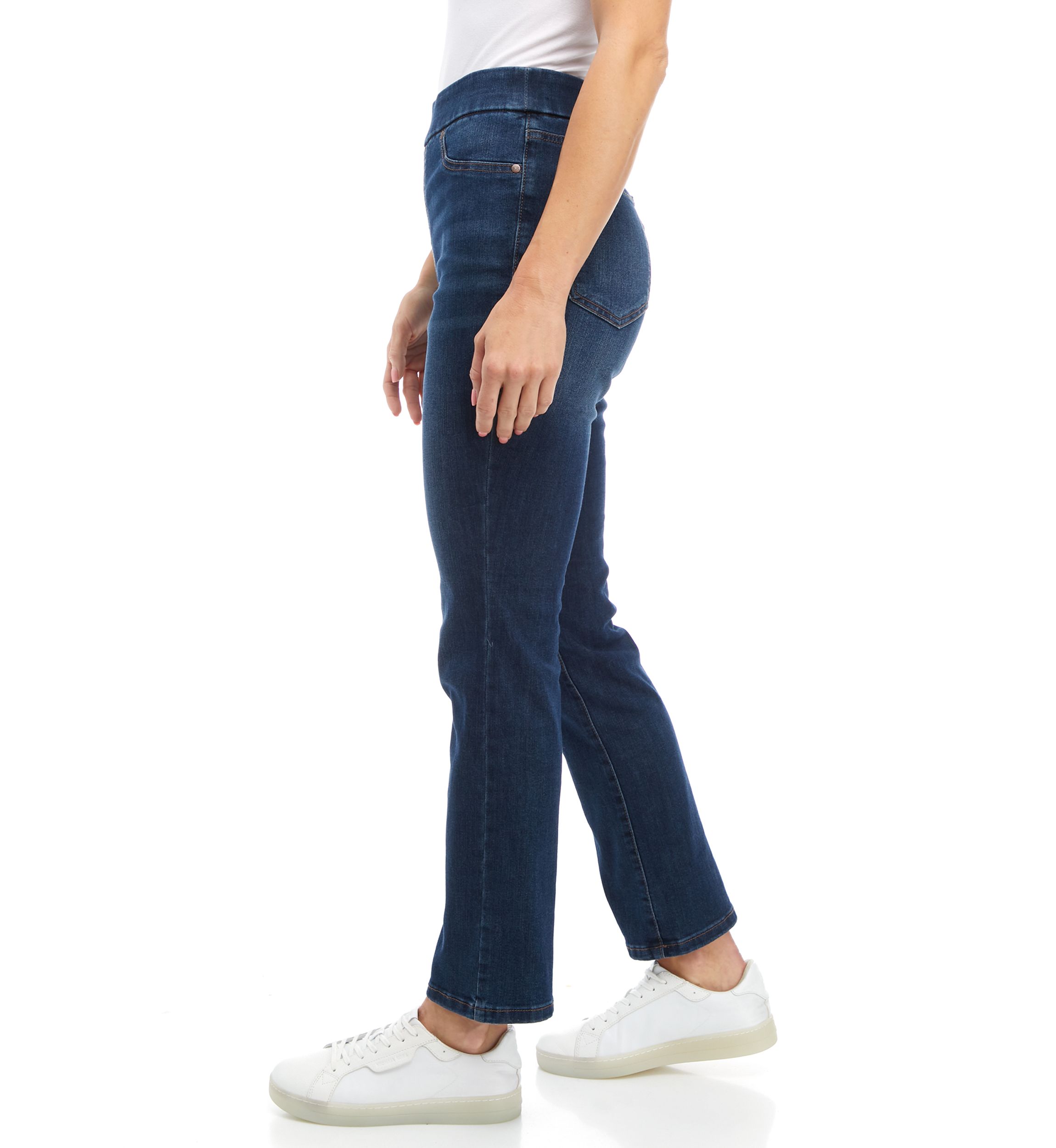 Petite Pull On Denim Jeans