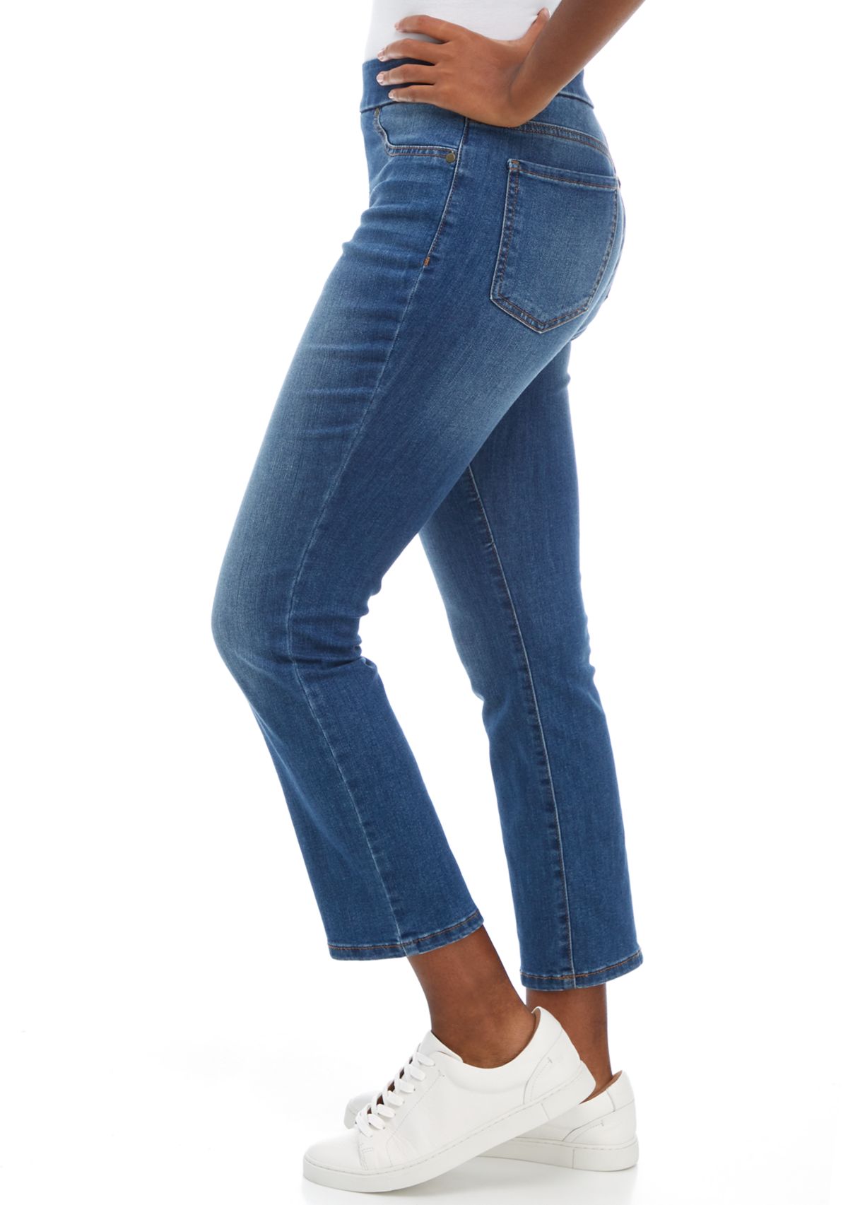 Petite Pull On Denim Jeans