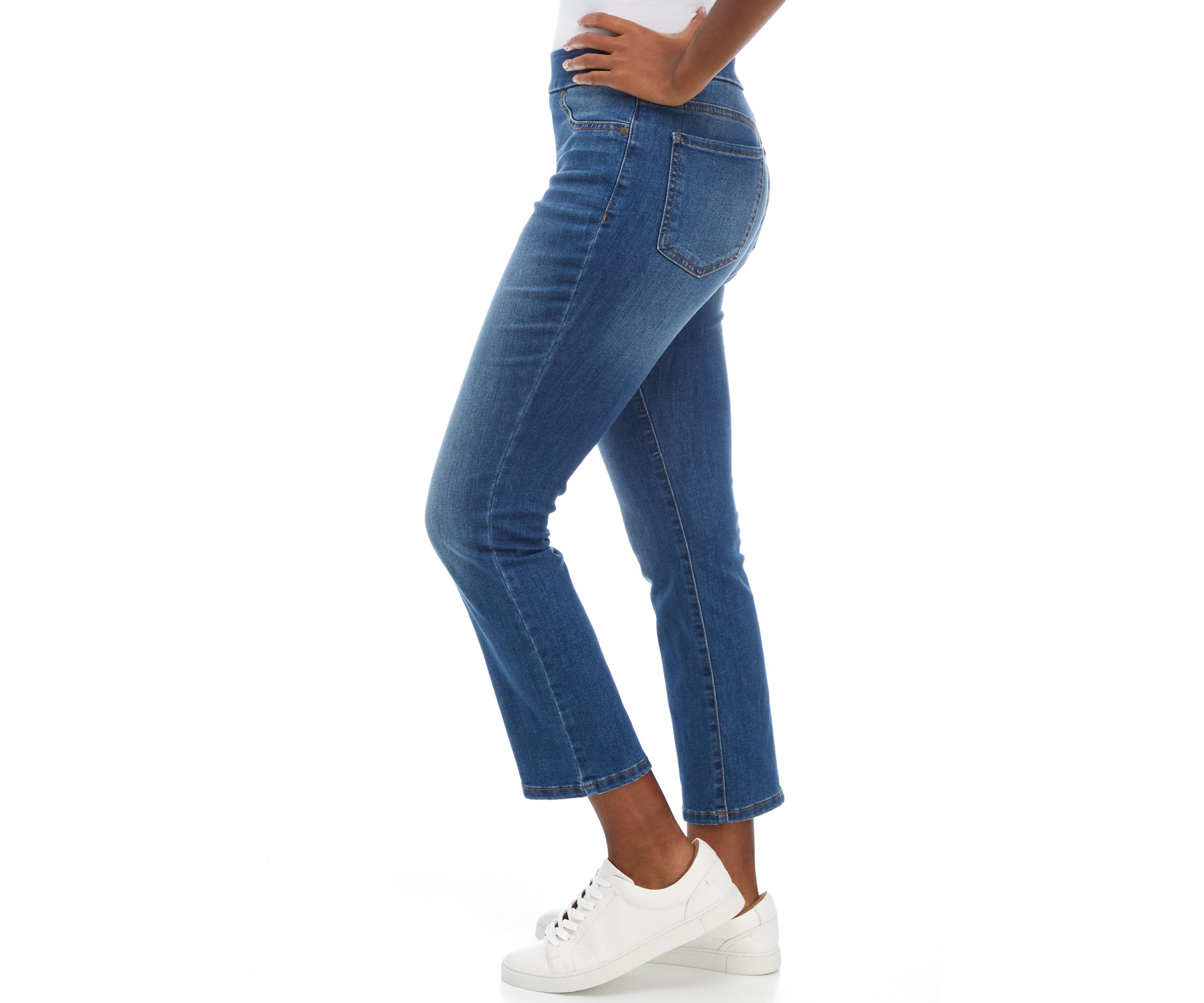 Petite Pull On Denim Jeans