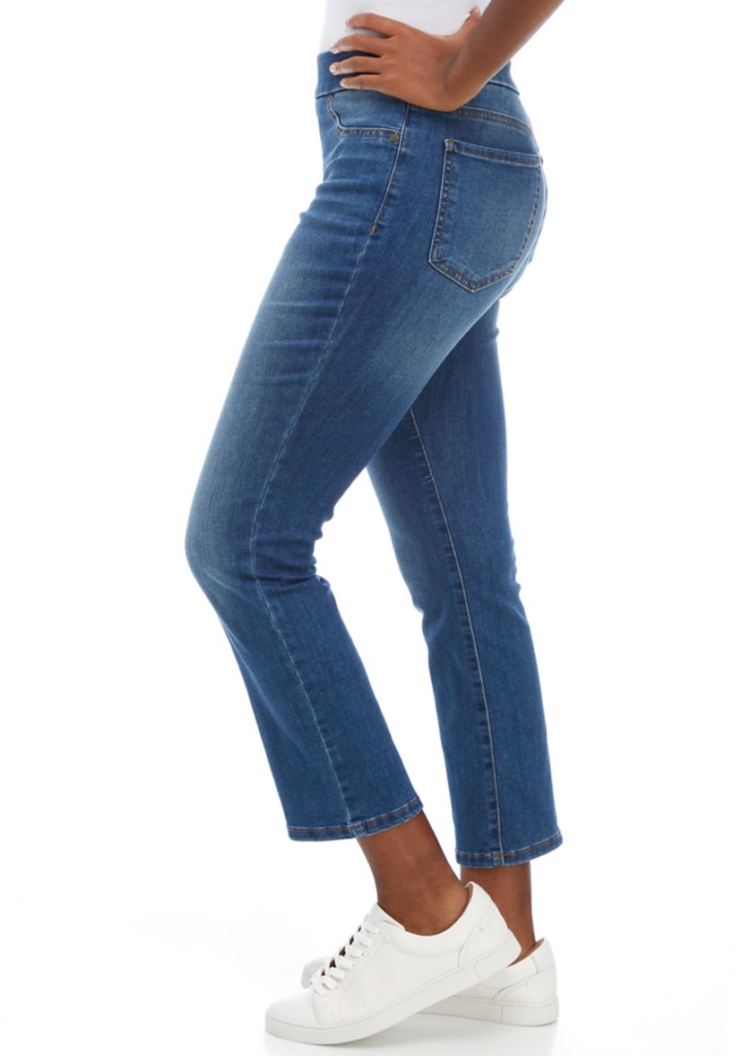 Petite Pull On Denim Jeans