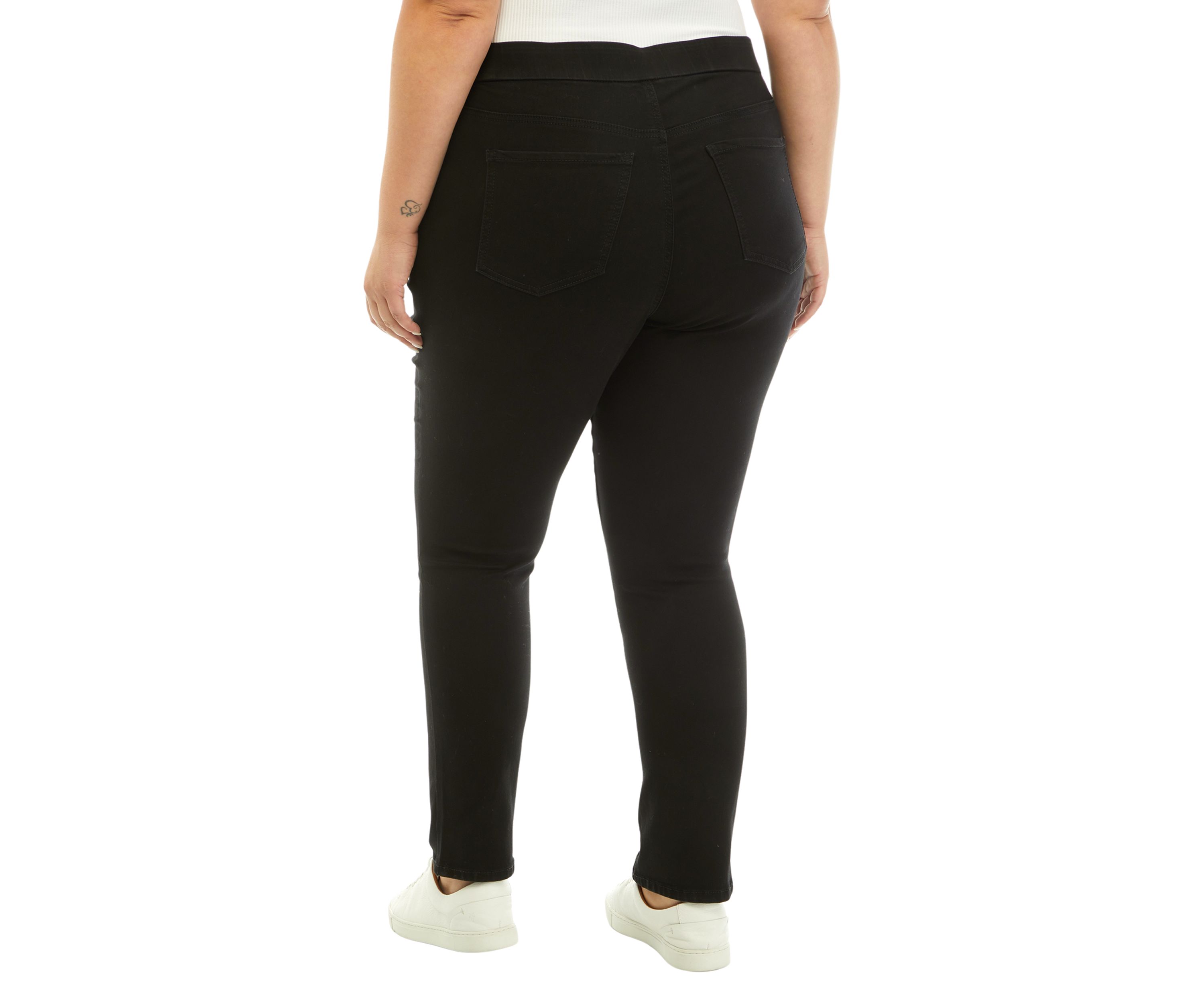 Plus Size Pull On Denim Pants