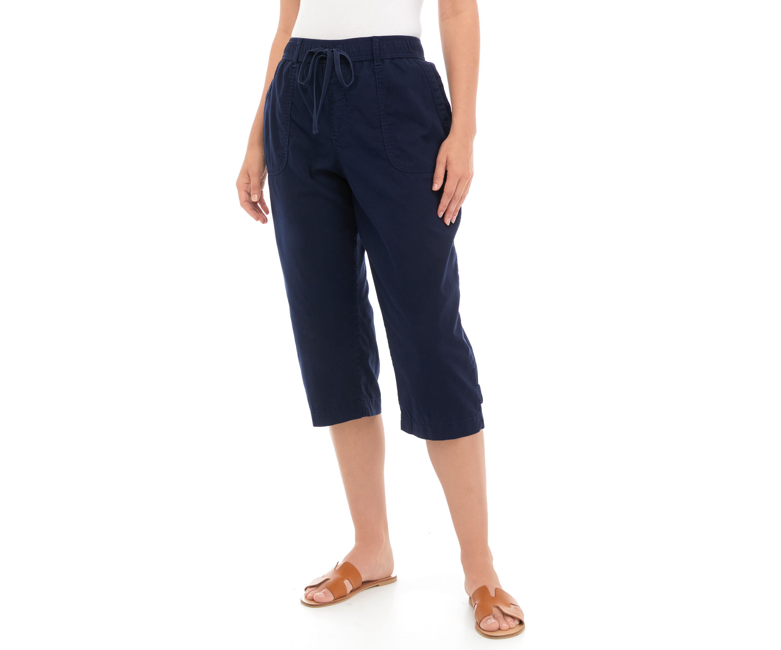 Womens Pull On Capri Pants
