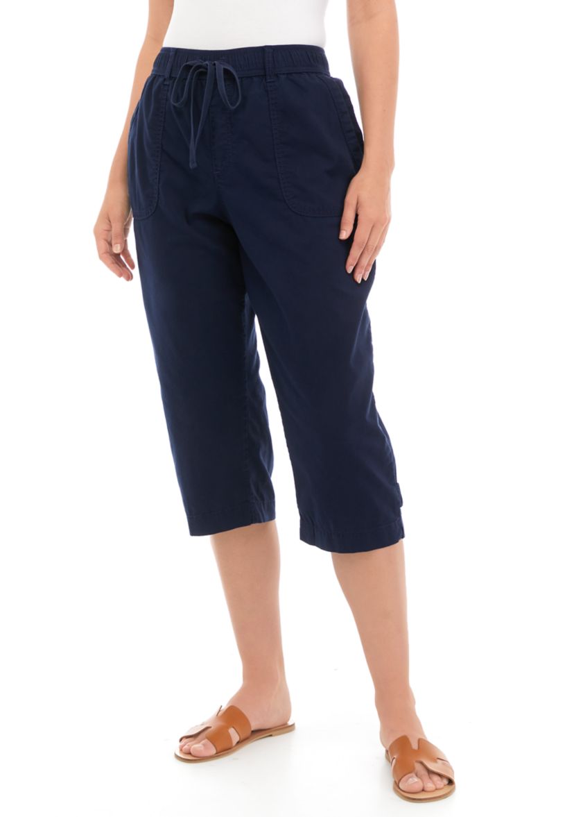 Womens Pull On Capri Pants