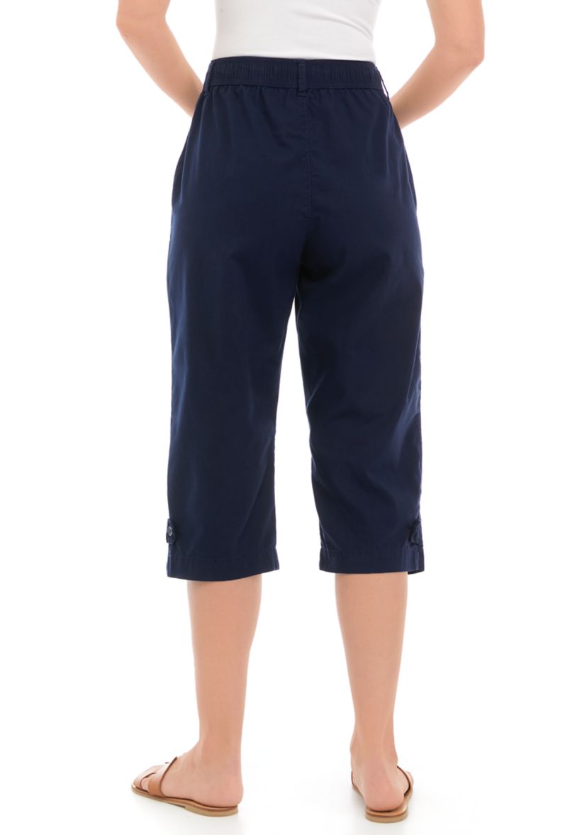 Womens Pull On Capri Pants