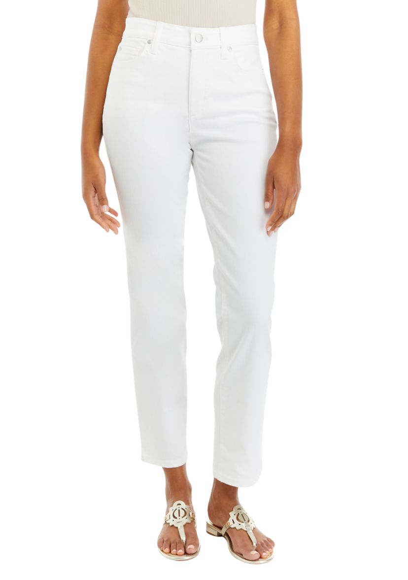 Womens 5 Pocket Straight Denim Jeans