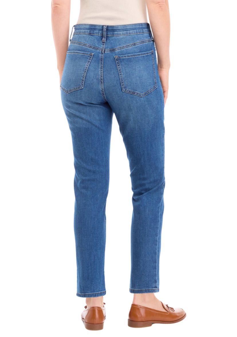 Womens 5 Pocket Slim Denim Jeans 
