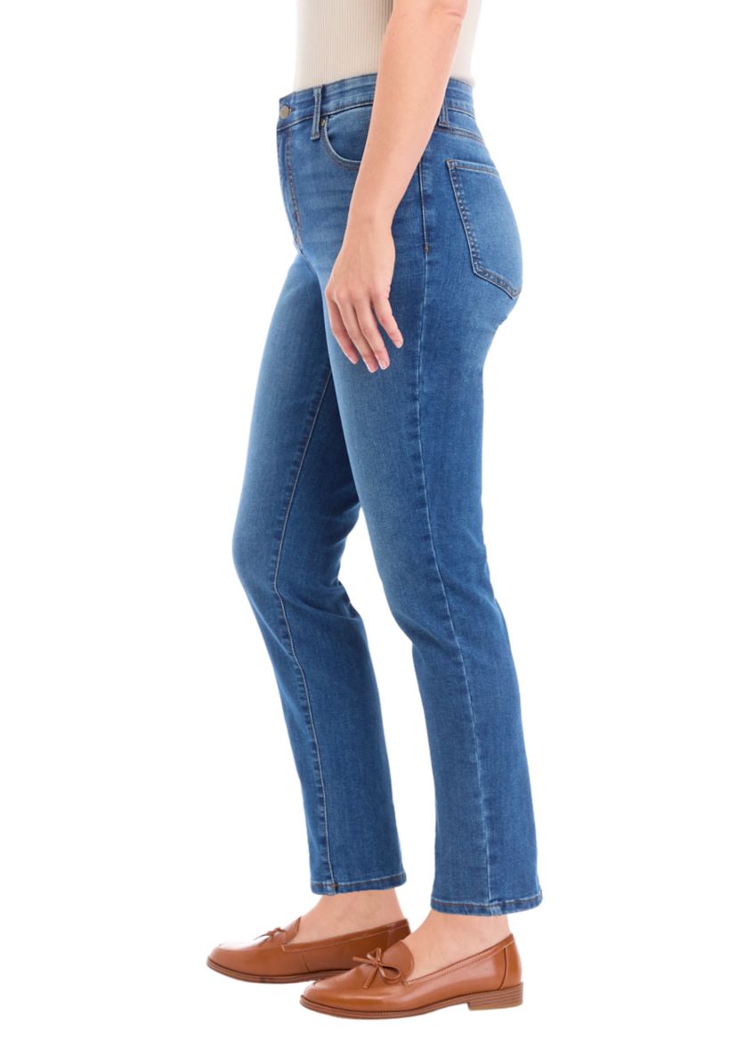 Womens 5 Pocket Slim Denim Jeans 