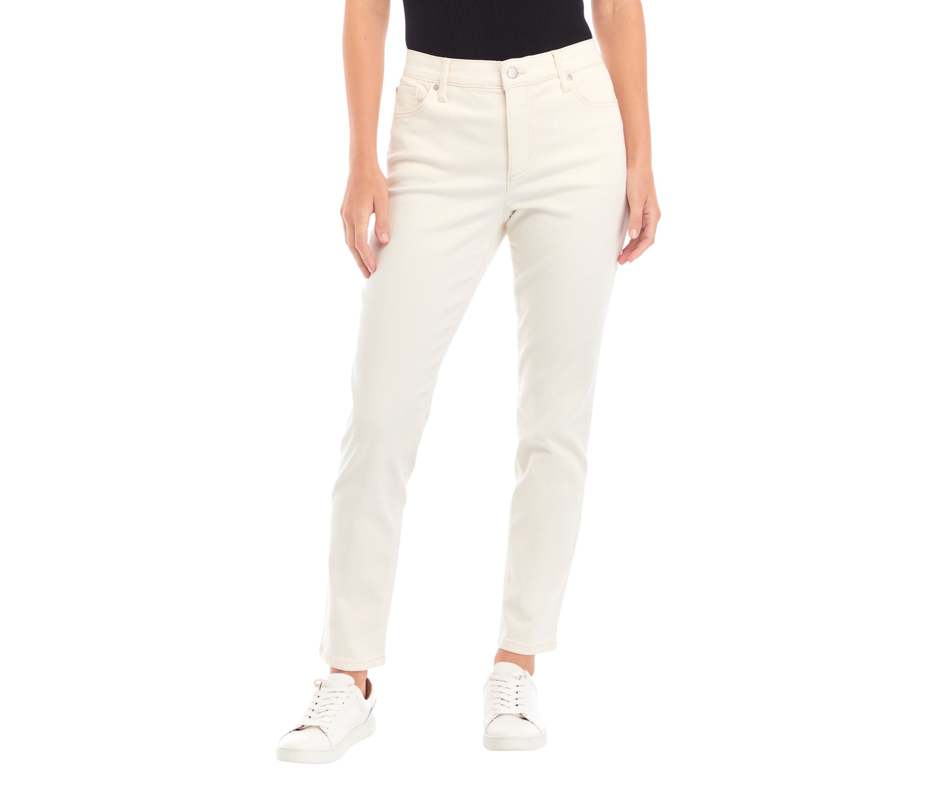   Womens 5 Pocket Slim Denim Jeans 