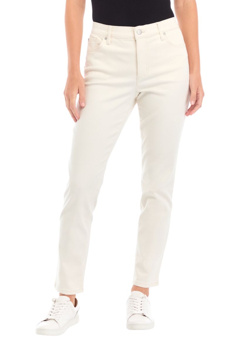   Womens 5 Pocket Slim Denim Jeans 