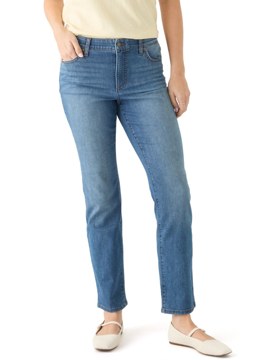 Womens Five Pocket Denim Jeans