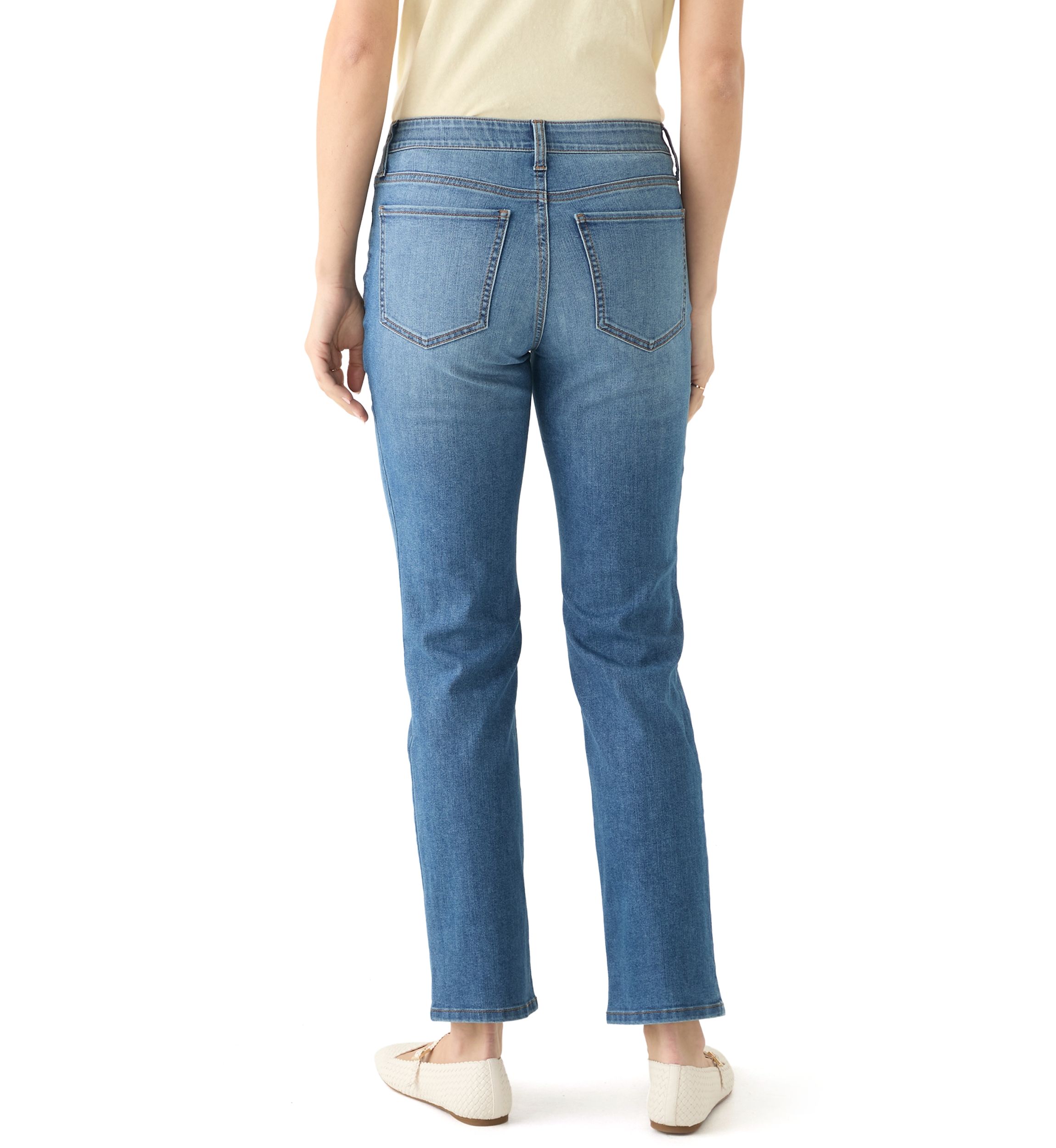 Womens Five Pocket Denim Jeans
