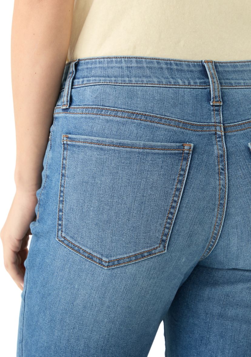 Womens Five Pocket Denim Jeans