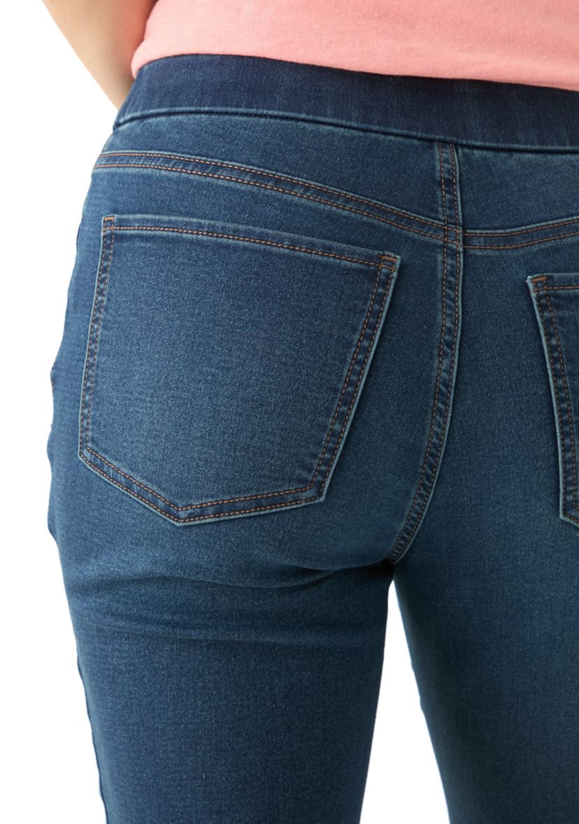 Womens Knit Denim Jeans
