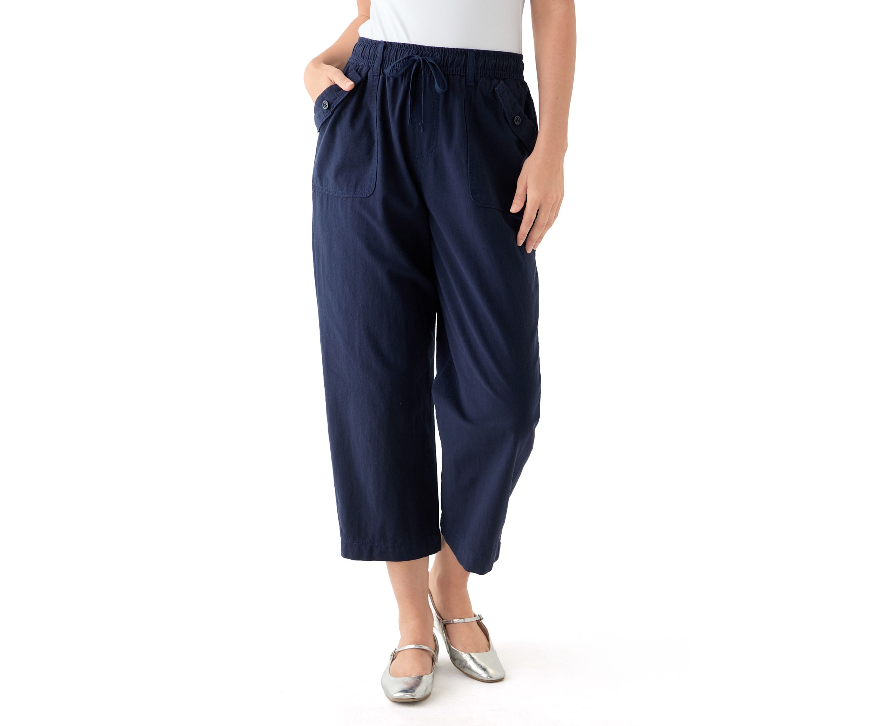 Womens Sheeting Crop Joggers 