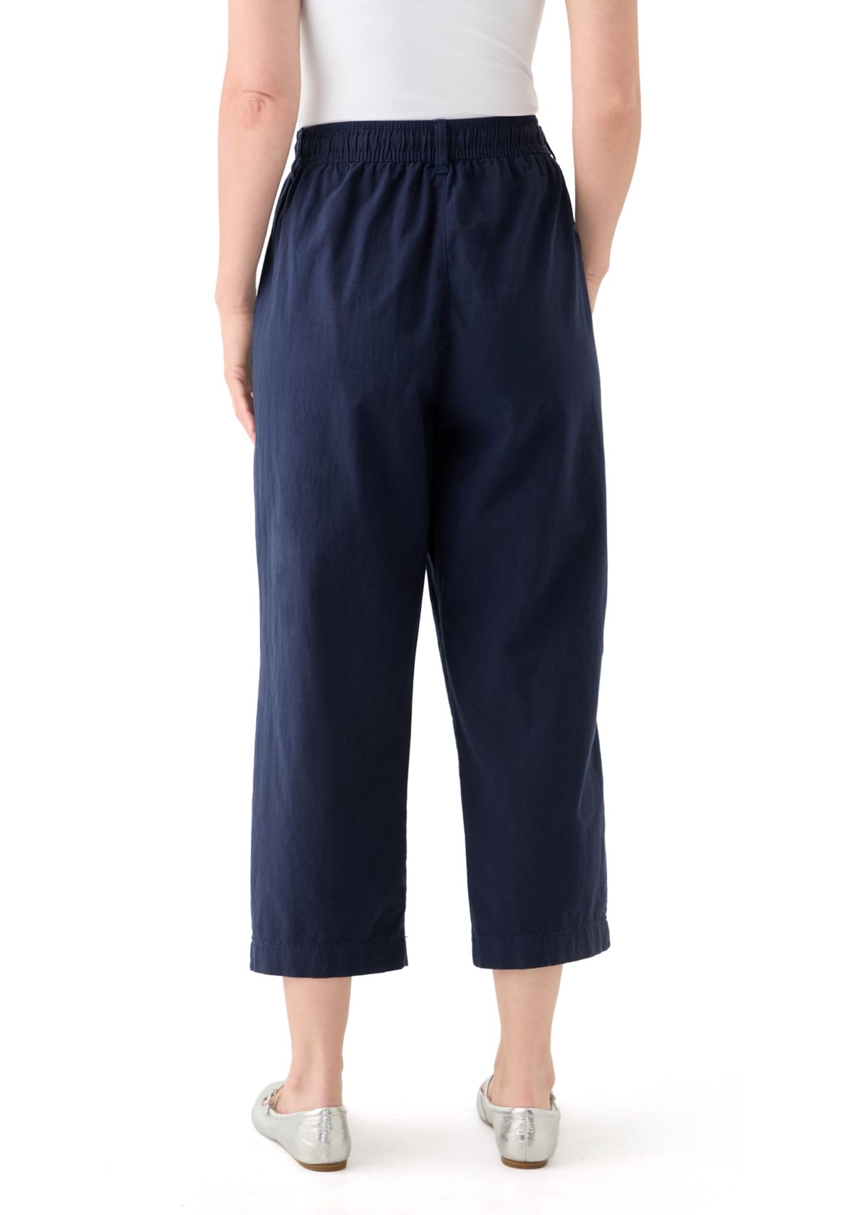 Womens Sheeting Crop Joggers 