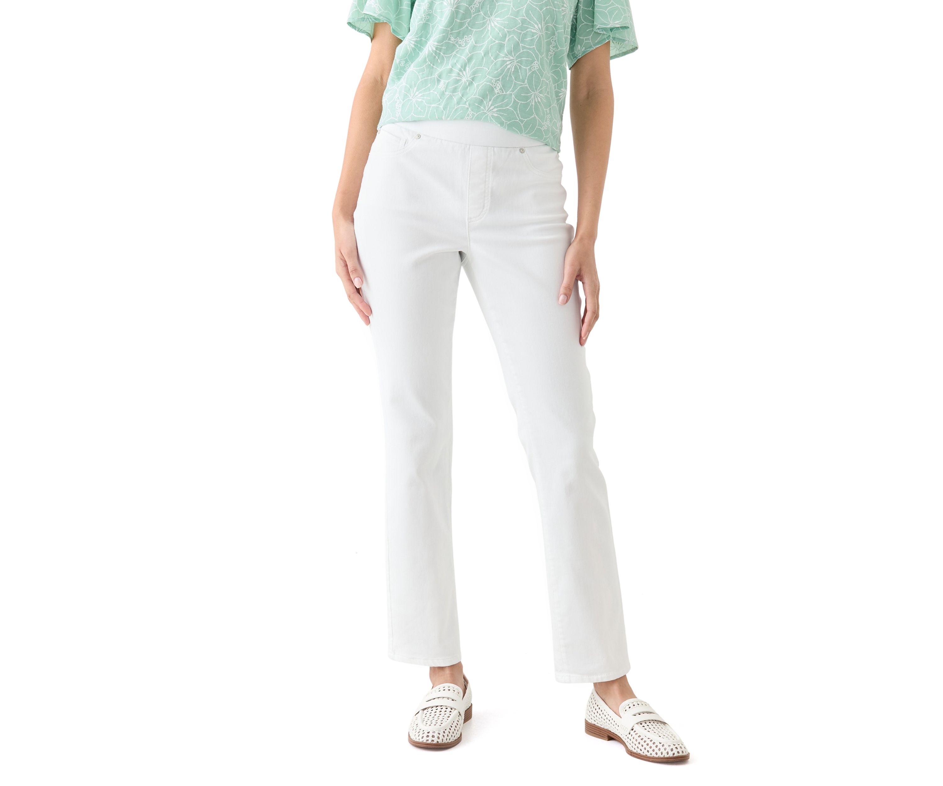 Womens Knit Denim Pants