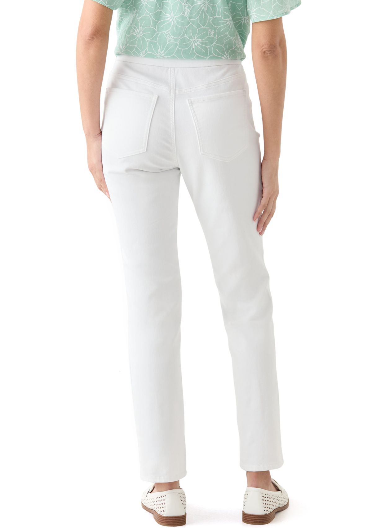 Womens Knit Denim Pants