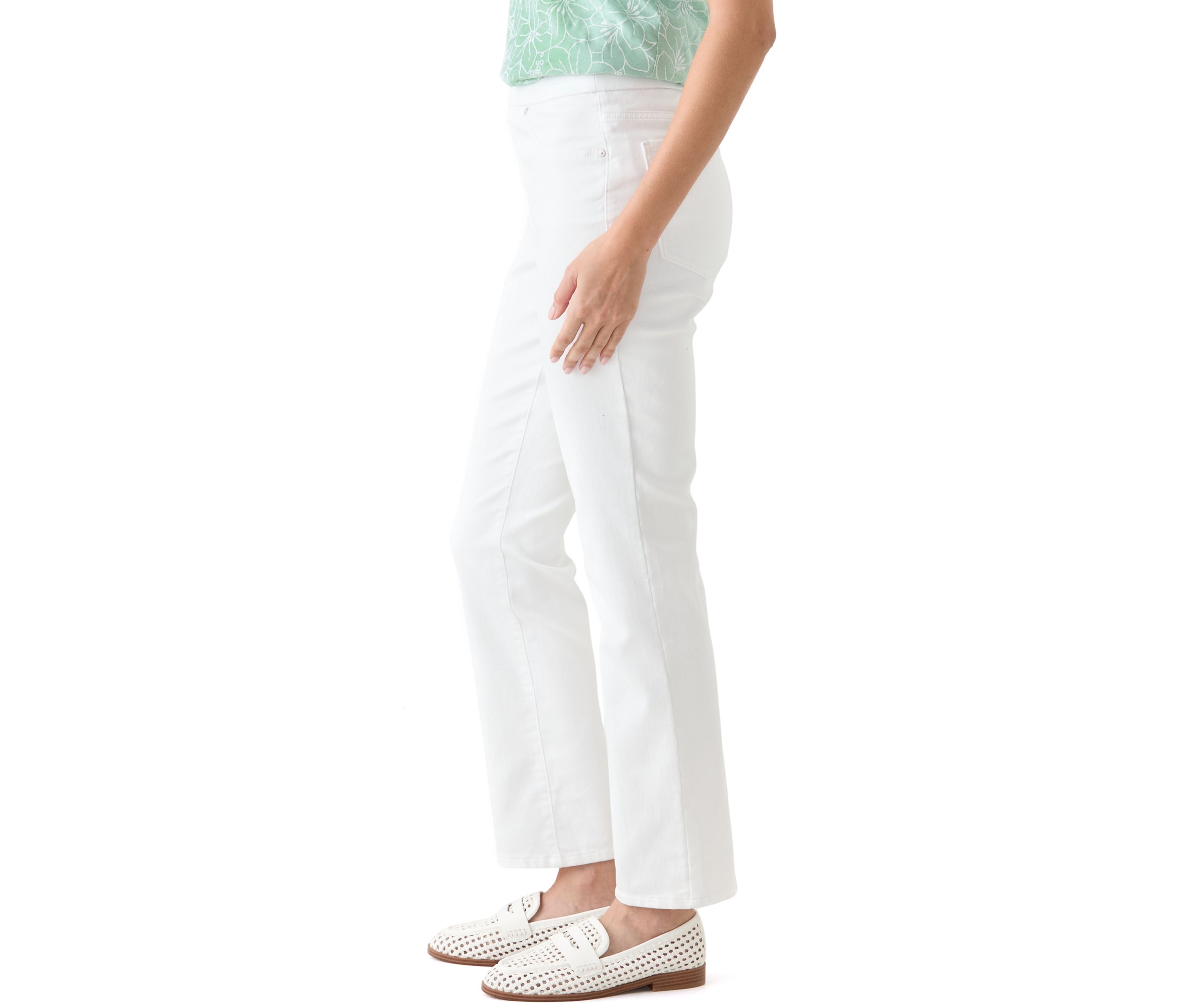 Womens Knit Denim Pants