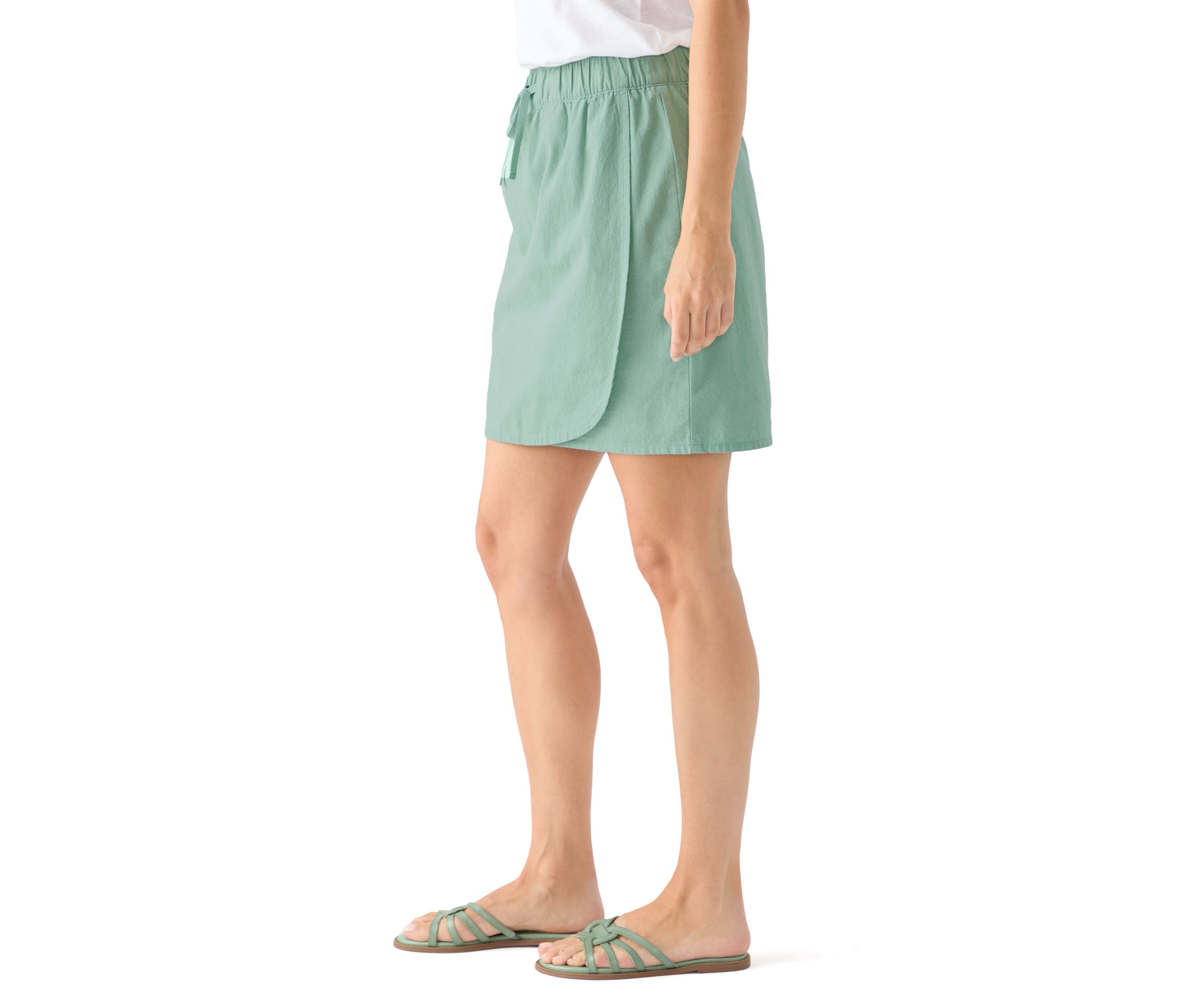 Womens Sheeting Skort